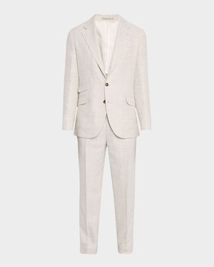 Men's Prince of Wales Plaid Cavallo Suit