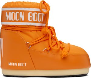 Moon Boot Orange Icon Low Nylon Boots