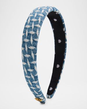 Charlotte Lattice Denim Headband