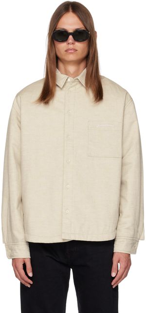 JACQUEMUS Beige Le Papier 'La Chemise Boulanger' Shirt