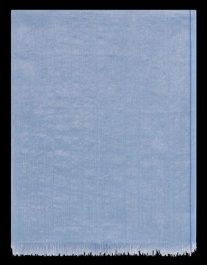 Pablo - Echarpe bords frangés - Taille Unique - Bleu