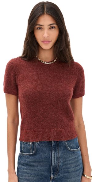 The Garment Verbier Mini Sweater Burgundy 14