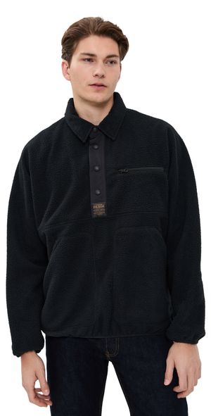 Filson Pile Fleece Pullover Black L