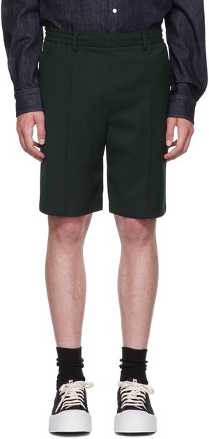 AMI Paris Short vert en laine