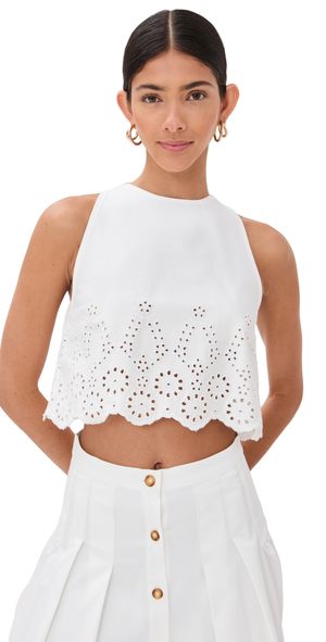 Kika Vargas Gemma Top White 4