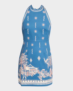 Acacia Halter Mini Dress