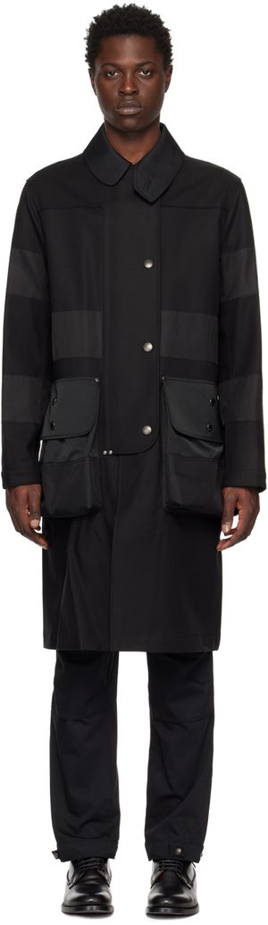Burberry Manteau Charnage noir