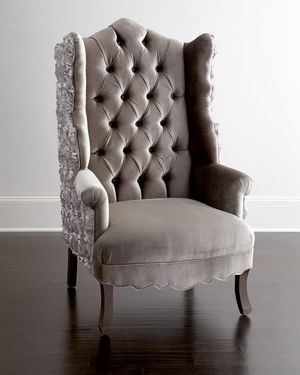 Isabella Rosette Wingback Chair
