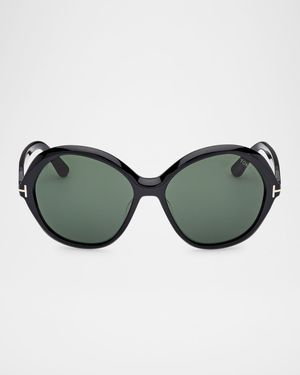 Annabelle-02 Acetate Butterfly Sunglasses