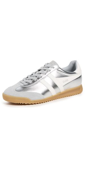 Gola Torpedo Glimmer Sneakers Silver/Off White 10