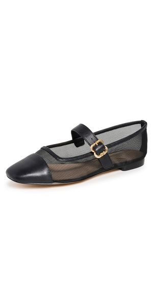 Sam Edelman Miranda Mesh Ballet Flats Black 9