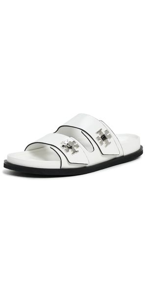 Tory Burch T Lock Sport Slides Cloud 6.5