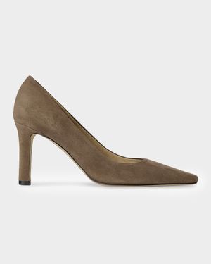 80mm Carla Suede Pumps