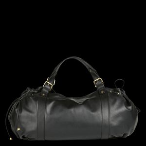 Gerard Darel - Sac week-end en cuir - Taille Unique - Noir