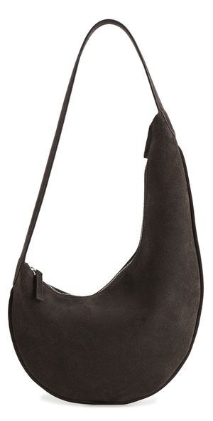 AESTHER EKME Lune Mini Hobo Bag Suede Coffee One Size