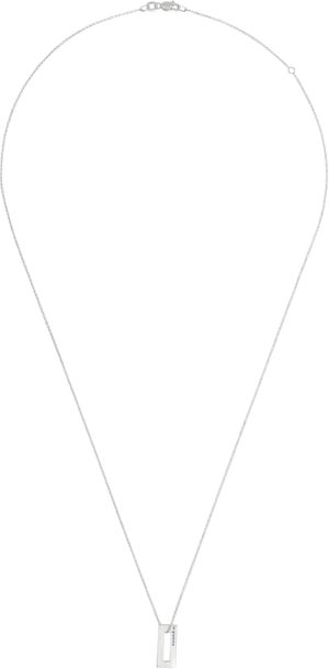Le Gramme Silver Rectangle 'Le 1.5g' Necklace