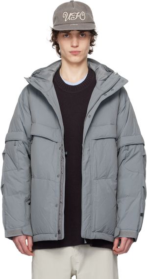 DAIWA PIER39 Gray Tech Ex-Weather Down Jacket