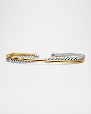 Crossover Bracelet with 18k Gold