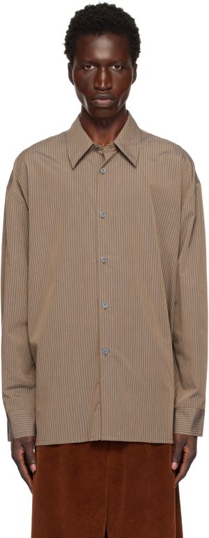 Studio Nicholson Brown Strike Shirt