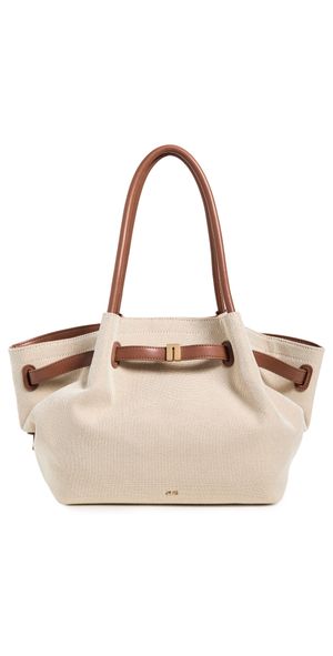 JW PEI Hana Medium Tote Bag Brown Canvas One Size