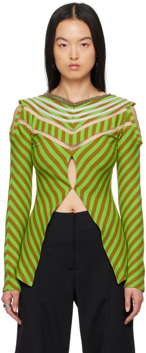 Kiko Kostadinov Haut Panoply vert