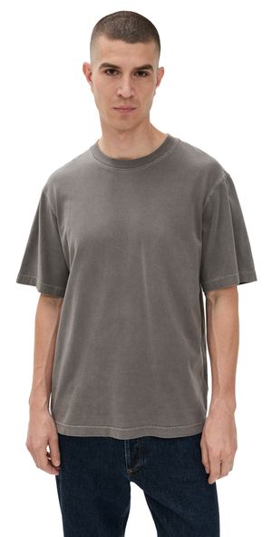 AGOLDE Asha Mock Neck Tee Flint XS