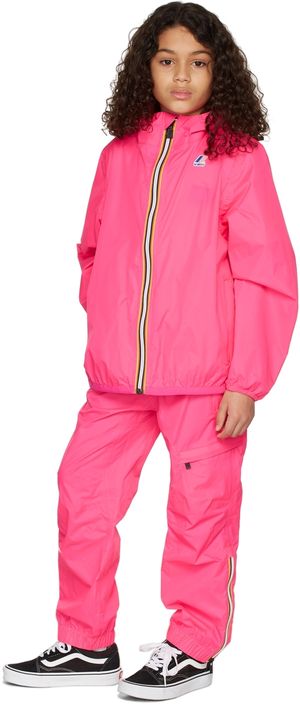 K-Way Kids Pink 'Le Vrai Edgard' Track Pants