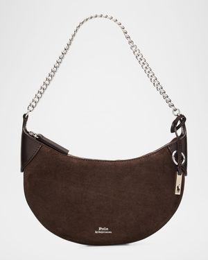 Polo ID Suede Mini Chain Bag