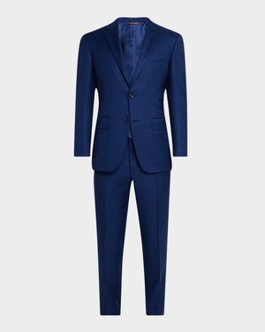 Men's Tonal Plaid Suit