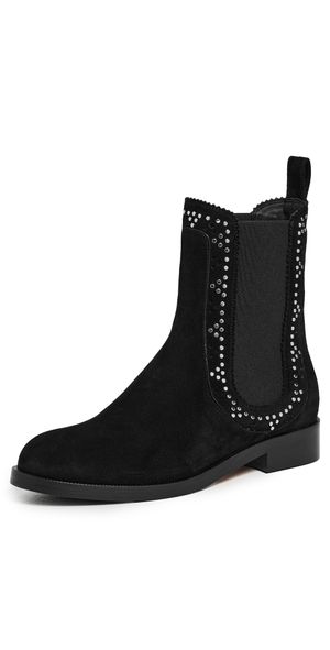 Aquazzura Skye Booties 20mm Black 40