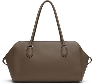 The Row Taupe EW Bowling Bag