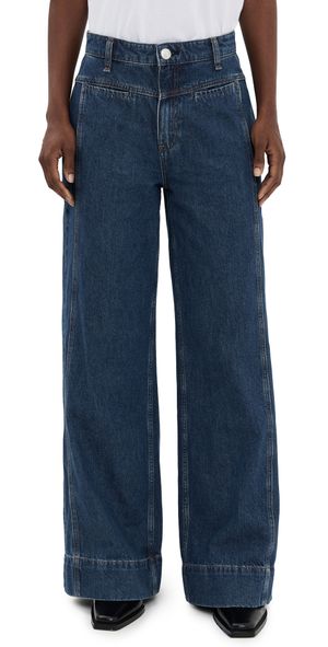 rag & bone Selah High Rise Tailored Wide Leg Kenme 23