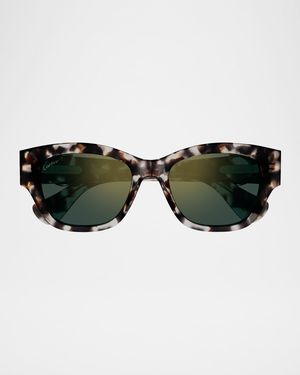 Acetate Rectangle Sunglasses