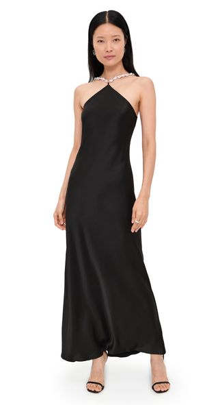 STAUD Cadence Dress Black 10