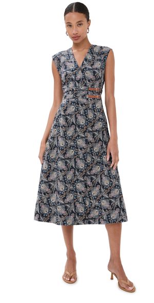 Veronica Beard Nilsen Dress Black multi 2