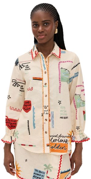 Never Fully Dressed Poema Geanie Shirt Cream 18