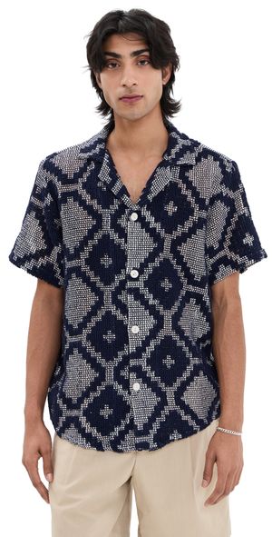 OAS Trastevere Cuba Crochet Shirt Multi L