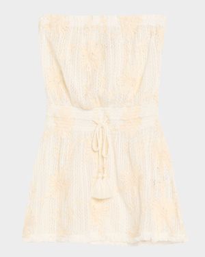 Lauryn Floral Strapless Mini Dress