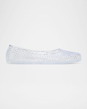 Iro Transparent Jelly Ballerina Flats