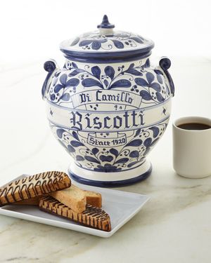 Arabesco Biscotti Jar