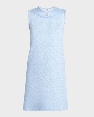 Rachel Tweed Sleeveless A-Line Dress