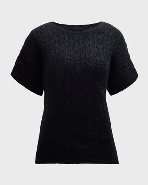 Cashmere Cable Weave Vest