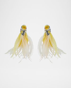 Amarillo Bird Earrings