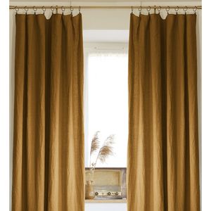 L'effet Papillon - Rideaux occultant et thermique - Taille 140x270 - Marron