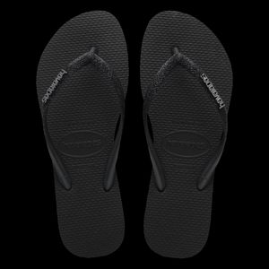 Havaianas - Slim glitter ii - Taille 41/42BR - Noir