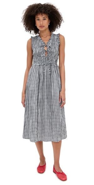 RAILS Adine Seersucker Dress Ash Seersucker XL