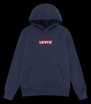 Levi's Kids - Sweat à capuche droit en coton mélangé - Taille 8A - Bleu