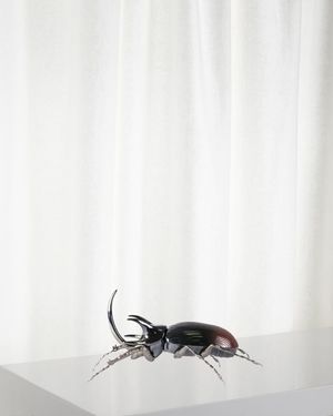 Rhino Beetle Figurine