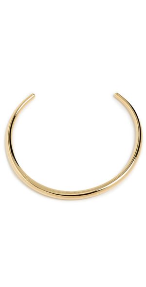 SHASHI Dominique Cuff Necklace Gold One Size
