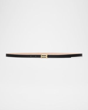 Frame B-Logo Micro Leather Belt